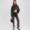 OVERSIZED CROPPED DENIMJACKA