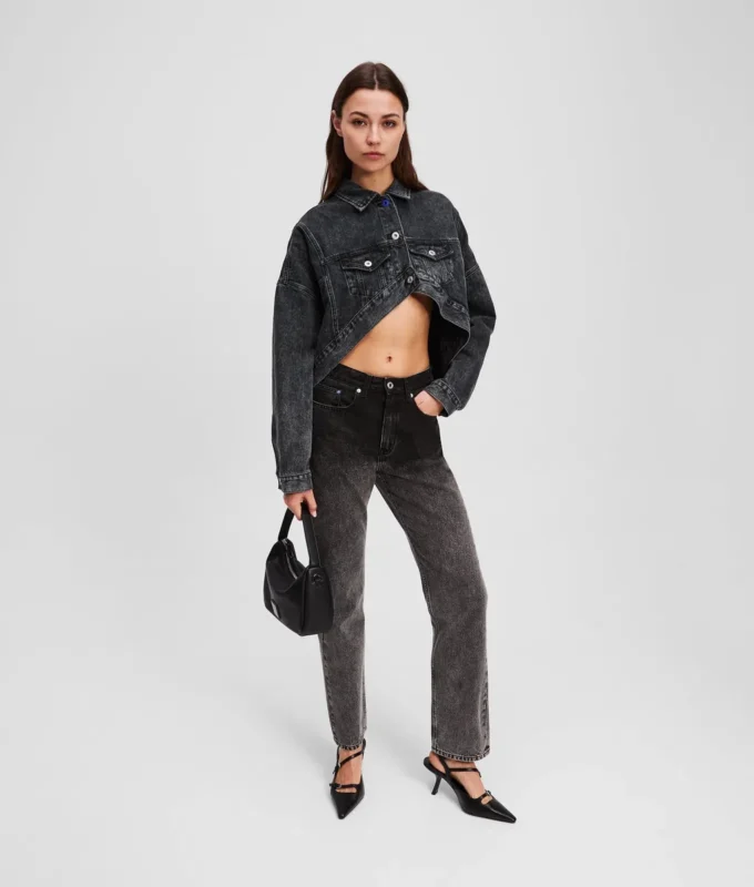 OVERSIZED CROPPED DENIMJACKA