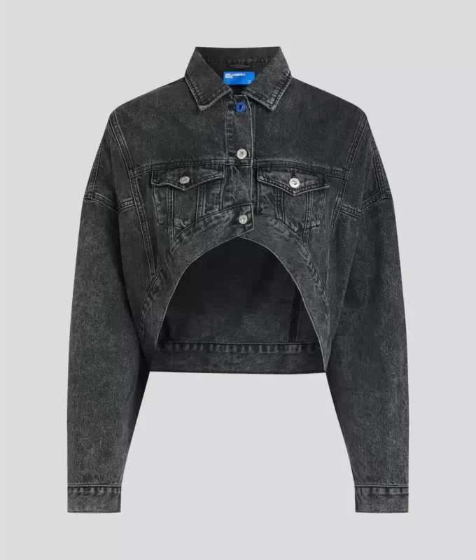 OVERSIZED CROPPED DENIMJACKA