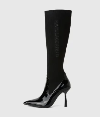 Pandara höga boots med nitar