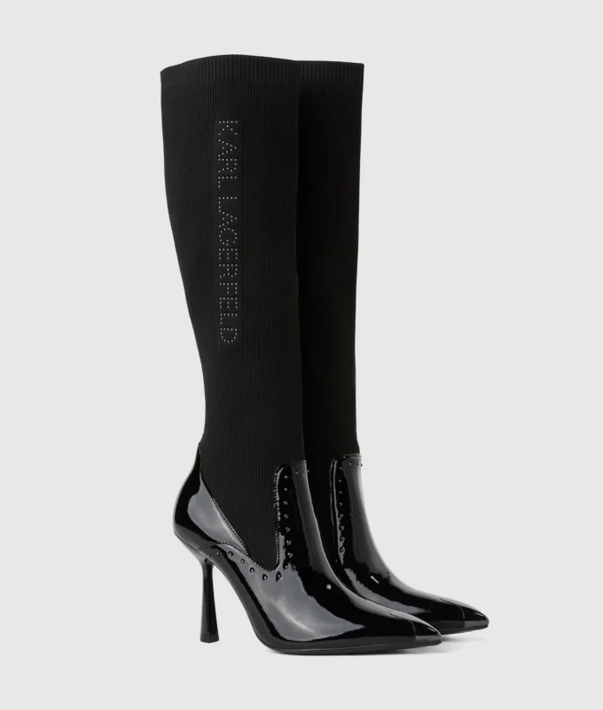 Pandara höga boots med nitar Pandara höga boots med nitar