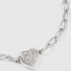 PAVÉ HEART CHARM BRACELET PAVÉ HEART CHARM BRACELET