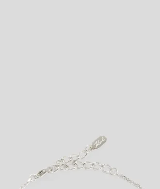 PAVÉ HEART CHARM HALSKEDJA PAVÉ HEART CHARM HALSKEDJA