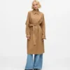 Plisserad trenchcoat Plisserad trenchcoat