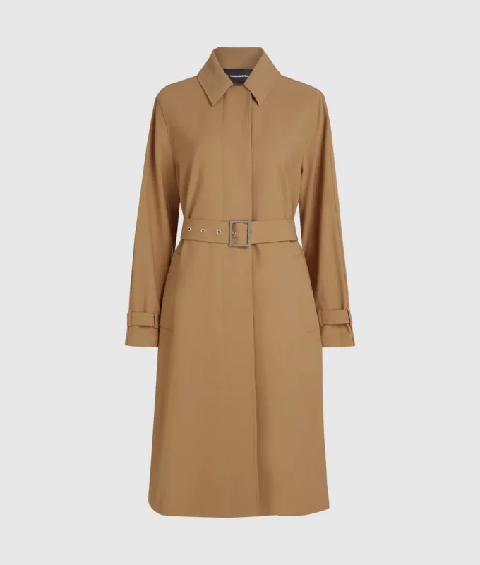 Plisserad trenchcoat Plisserad trenchcoat