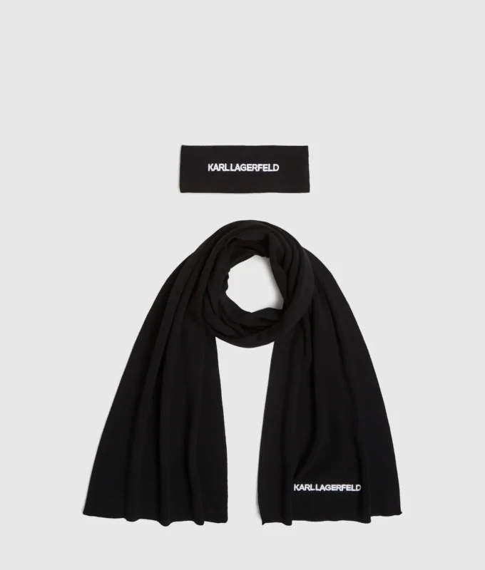 Presentpaket med pannband och halsduk med logotyp Presentpaket med pannband och halsduk med logotyp
