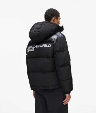 Pufferjacka med logotyp