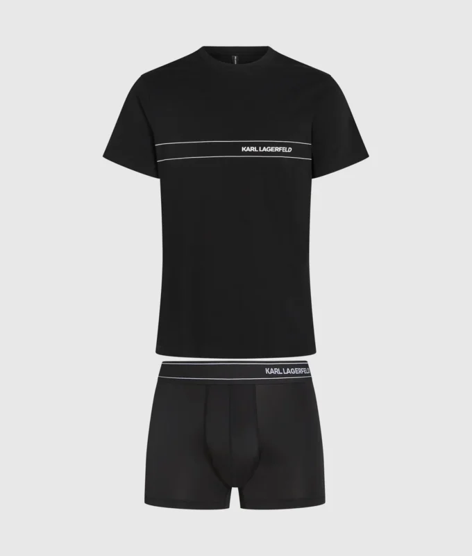 Pyjamas med logotyp i presentförpackning Pyjamas med logotyp i presentförpackning