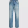 Raka jeans med borttagna fickor Raka jeans med borttagna fickor