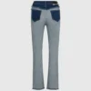 Raka jeans med insidan ut