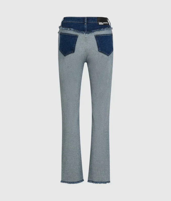 Raka jeans med insidan ut