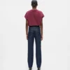 Raka jeans med knappdetaljer Raka jeans med knappdetaljer