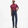 Raka jeans med knappdetaljer Raka jeans med knappdetaljer