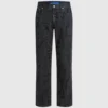 Raka jeans med monogram över hela ytan Raka jeans med monogram över hela ytan