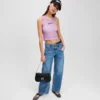 RELAXED JEANS MED DUBBEL MIDJA
