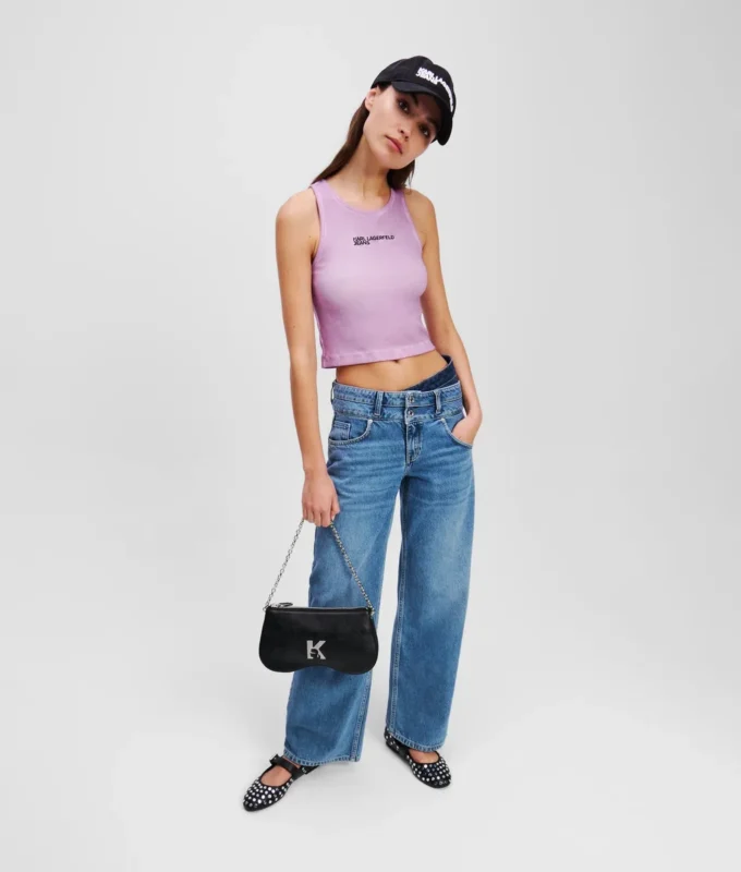 RELAXED JEANS MED DUBBEL MIDJA