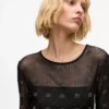 Rhinestone Autograph mesh-top Rhinestone Autograph mesh-top