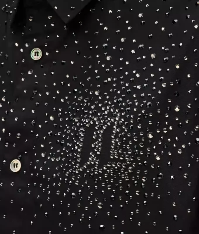 Rhinestone Degradé-skjorta