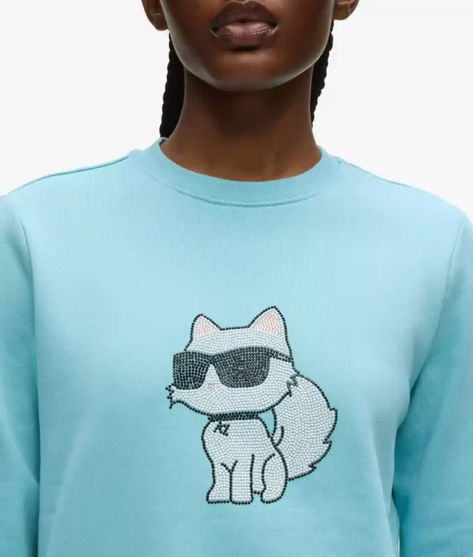 RHINESTONE IKON CHOUPETTE SWEATSHIRT RHINESTONE IKON CHOUPETTE SWEATSHIRT
