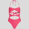 RIBBAD BANDEAU-BADDRÄKT