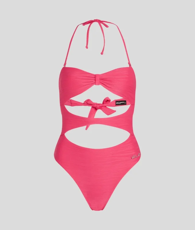 RIBBAD BANDEAU-BADDRÄKT
