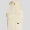 ÄRMÖS TOPP MED ZIP-FRONT ÄRMÖS TOPP MED ZIP-FRONT