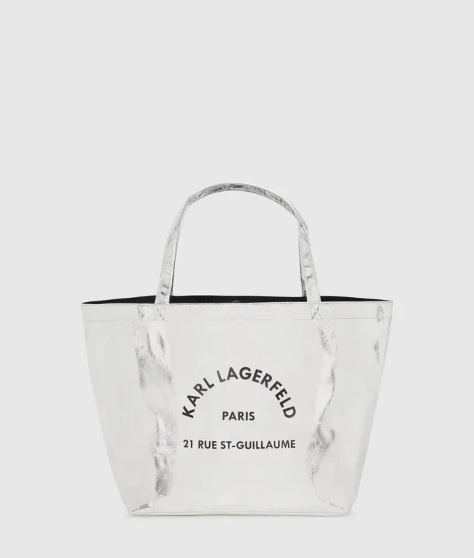 Rue St-Guillaume metallisk shopper
