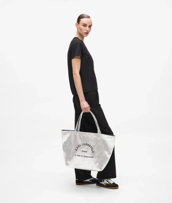 Rue St-Guillaume metallisk shopper
