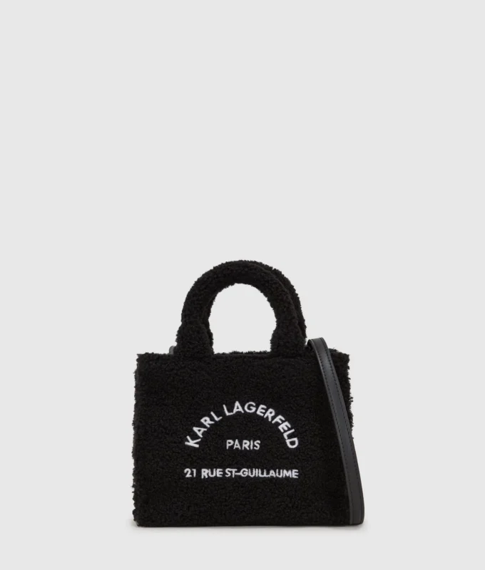 Rue St-Guillaume mini-toteväska i shearling Rue St-Guillaume mini-toteväska i shearling