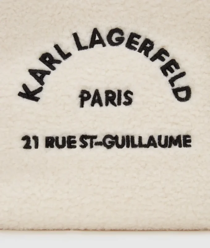 Rue St-Guillaume mini-toteväska i shearling