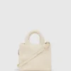 Rue St-Guillaume mini-toteväska i shearling