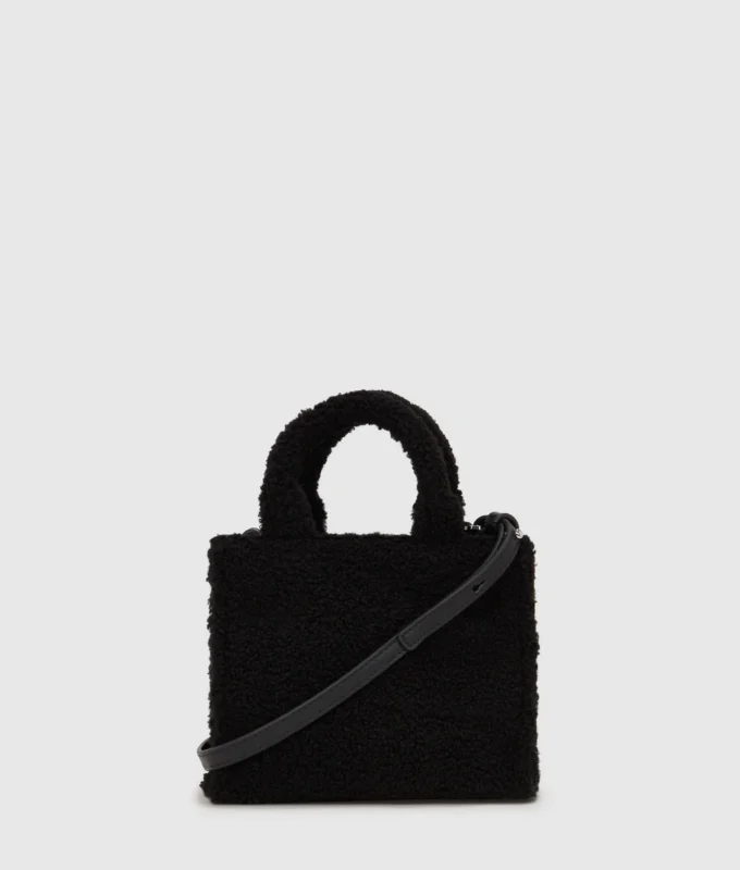 Rue St-Guillaume mini-toteväska i shearling Rue St-Guillaume mini-toteväska i shearling