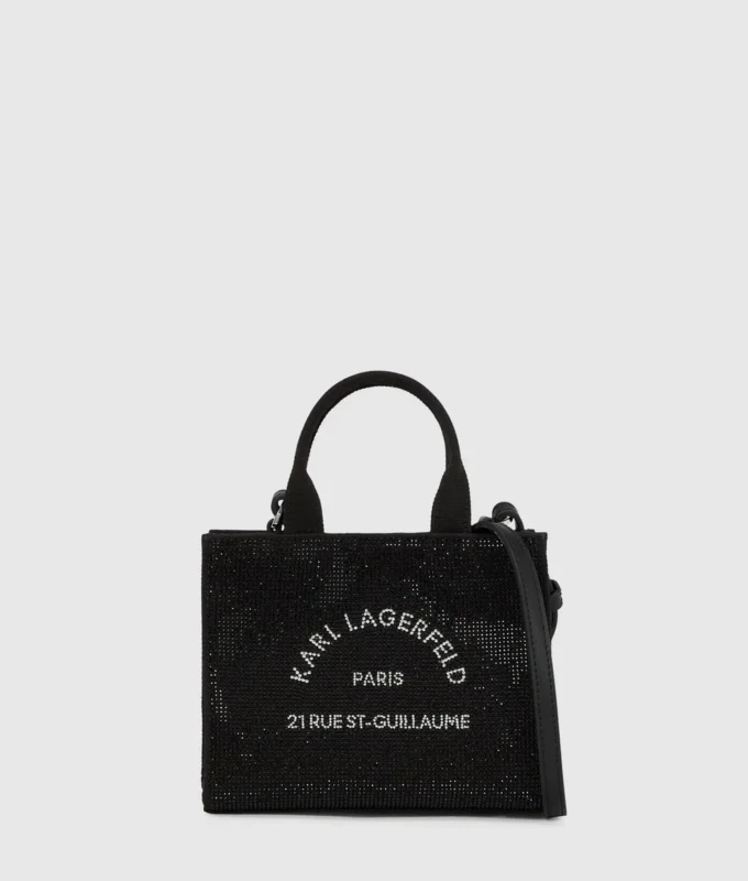 Rue St-Guillaume mini-toteväska med strass Rue St-Guillaume mini-toteväska med strass