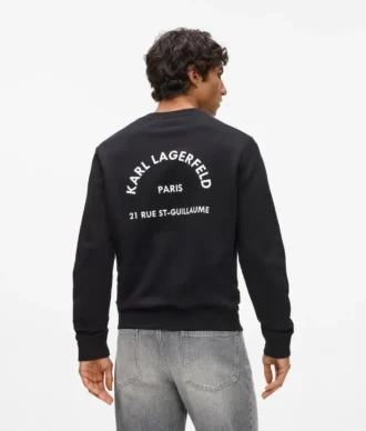 Rue St-Guillaume sweatshirt med normal passform