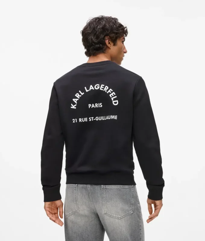 Rue St-Guillaume sweatshirt med normal passform