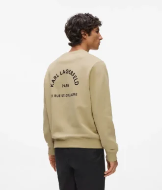 Rue St-Guillaume sweatshirt med normal passform