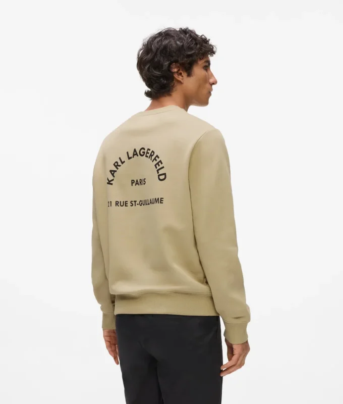 Rue St-Guillaume sweatshirt med normal passform