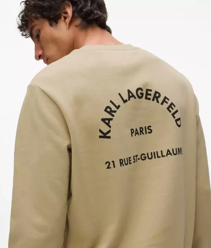 Rue St-Guillaume sweatshirt med normal passform