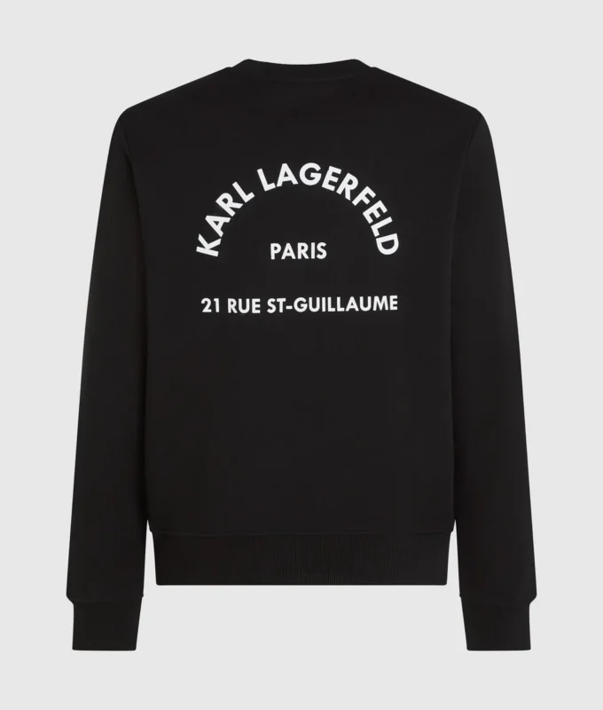 Rue St-Guillaume sweatshirt med normal passform