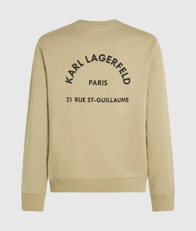Rue St-Guillaume sweatshirt med normal passform