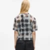 Rutig mesh-T-shirt Rutig mesh-T-shirt