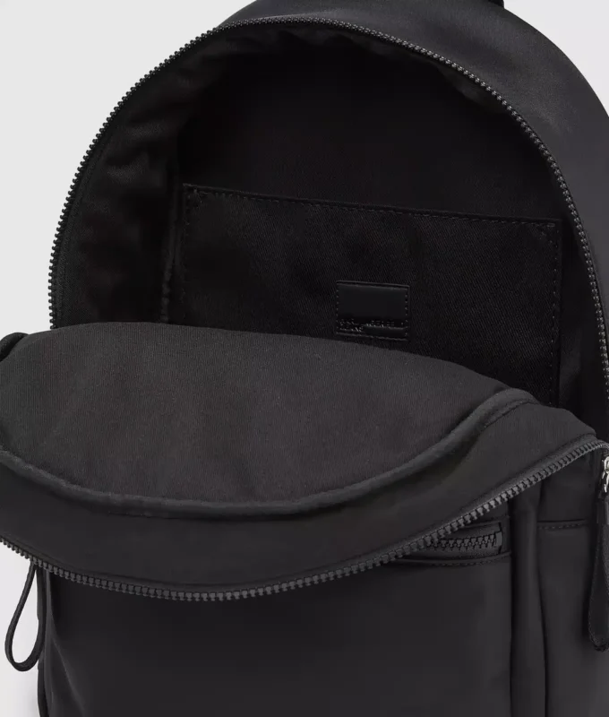 Ryggsäck i nylon med logotyp