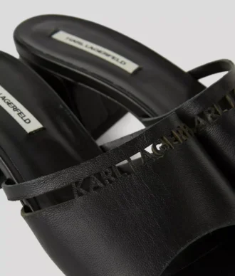 SANDALER MED UTSKÄRNING OCH KLACK SANDALER MED UTSKÄRNING OCH KLACK
