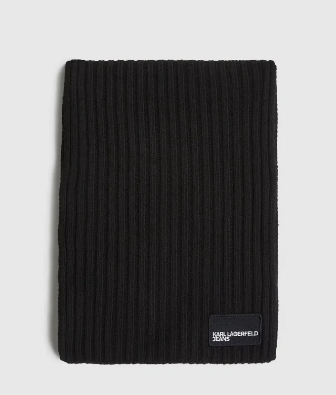 Scarf med logopatch Scarf med logopatch