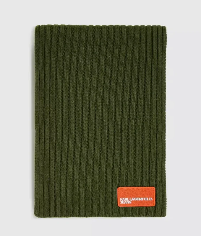 Scarf med logopatch Scarf med logopatch