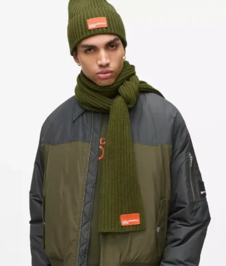 Scarf med logopatch