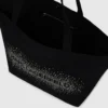 Shopper med logotyp i strass Shopper med logotyp i strass