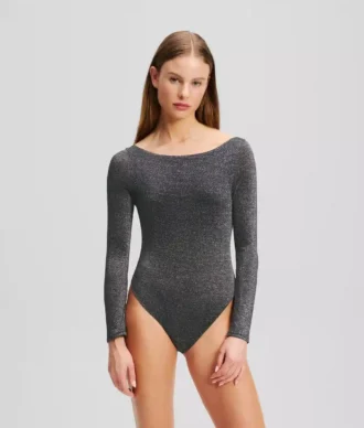 Signatur bodysuit med långa ärmar
