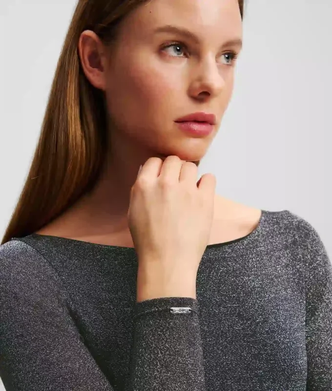 Signatur bodysuit med långa ärmar Signatur bodysuit med långa ärmar