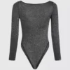 Signatur bodysuit med långa ärmar Signatur bodysuit med långa ärmar